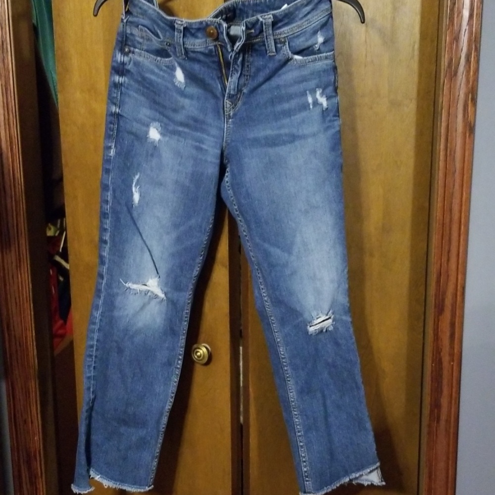 SILVER Capris